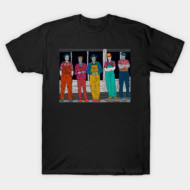 MEN IN HATS T-Shirt by ArtzeeFartzee